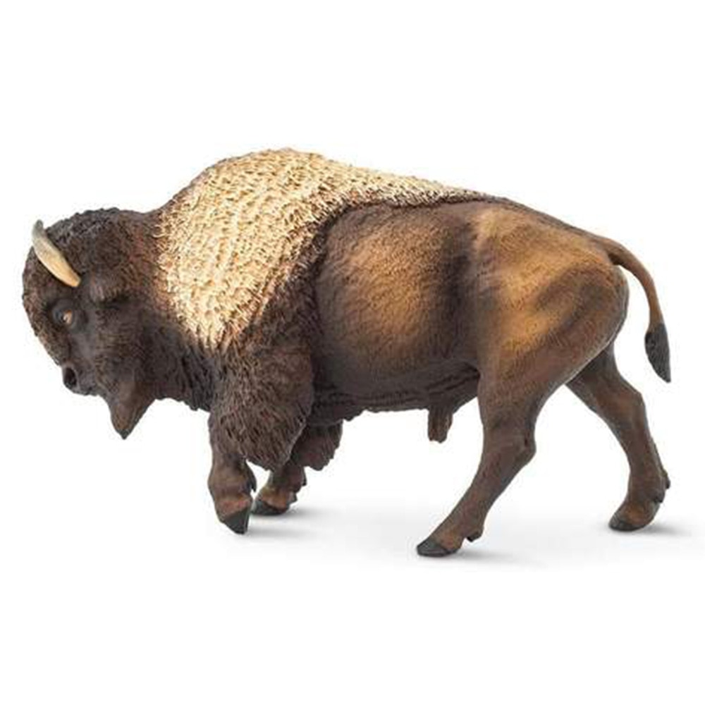 Safari, Toys & Figurines, Gifts, Kids, Resin Animal, Bison, 5.25"x3.25", 142742